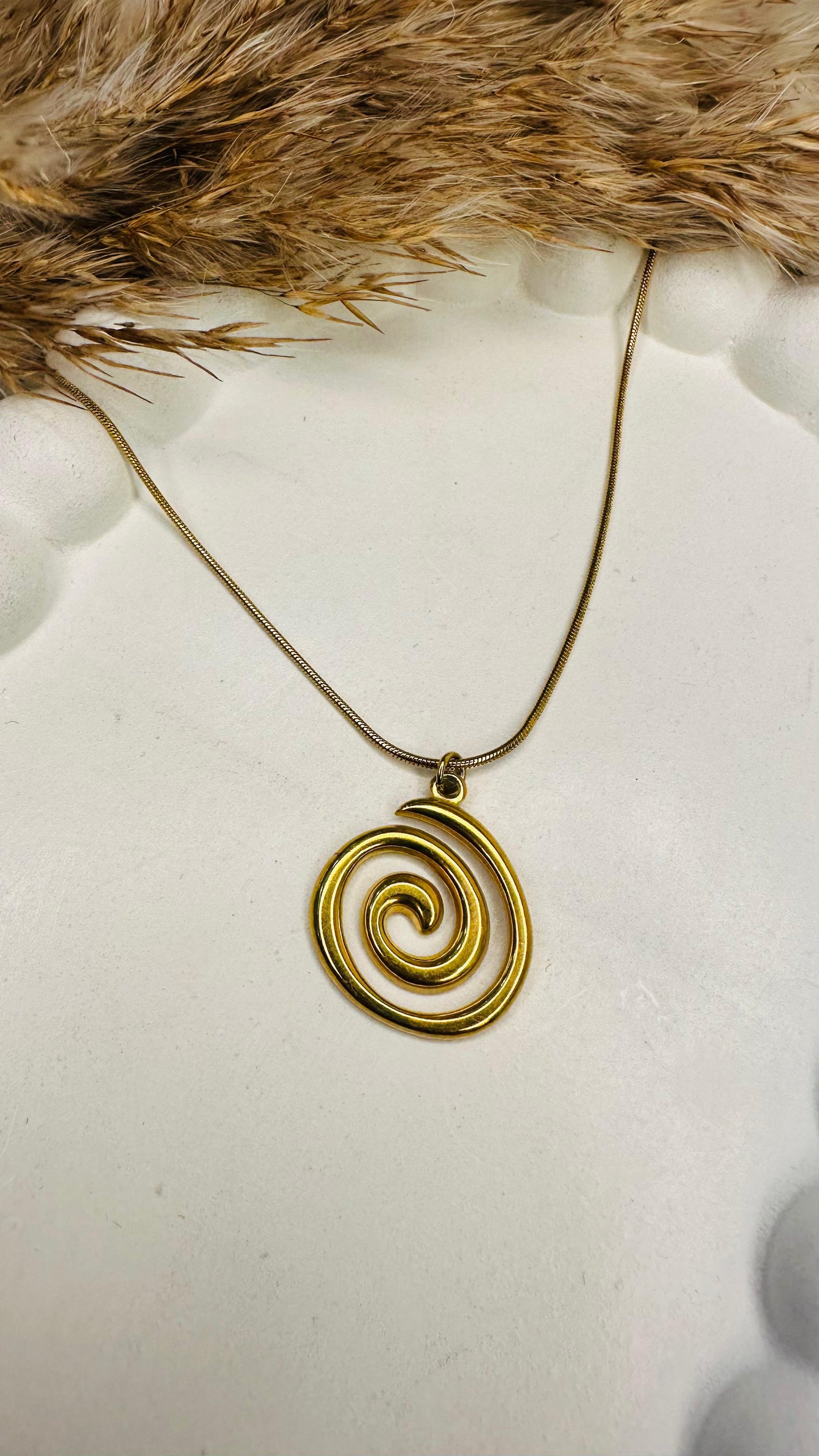 Infinity Spiral Pendant