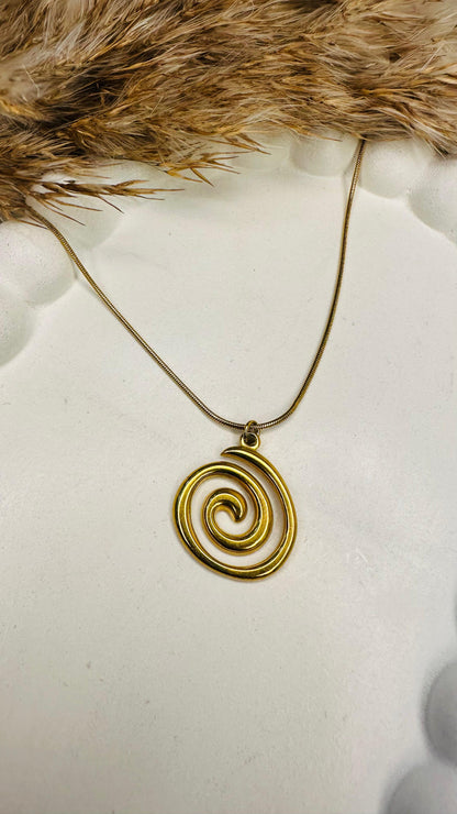 Infinity Spiral Pendant
