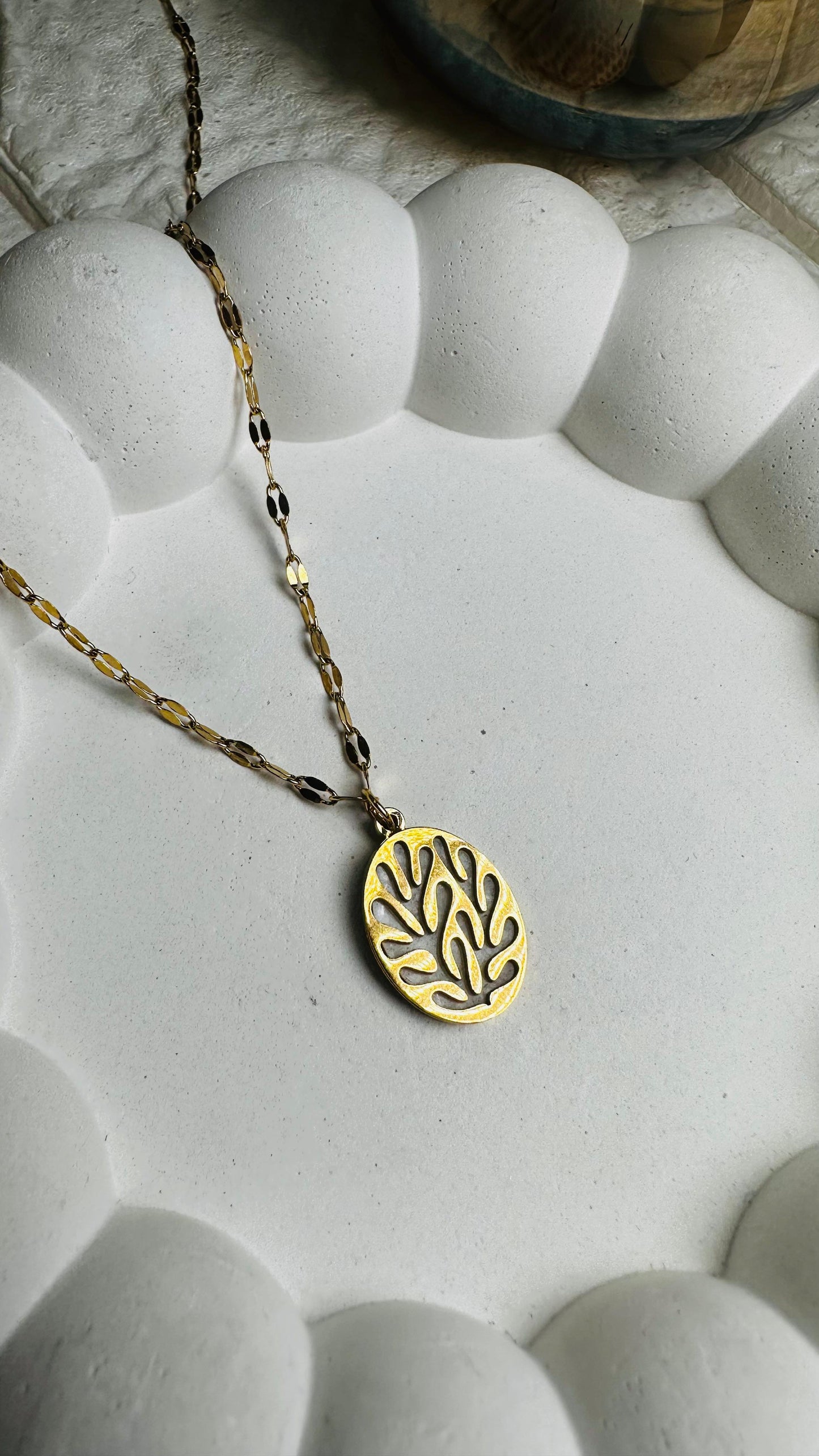 Botanical Bloom Pendant Necklace