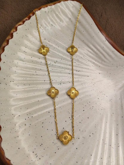 Vintage Bloom Long Necklace