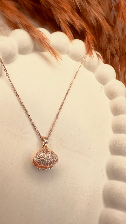 Pearl Shell Treasure Necklace