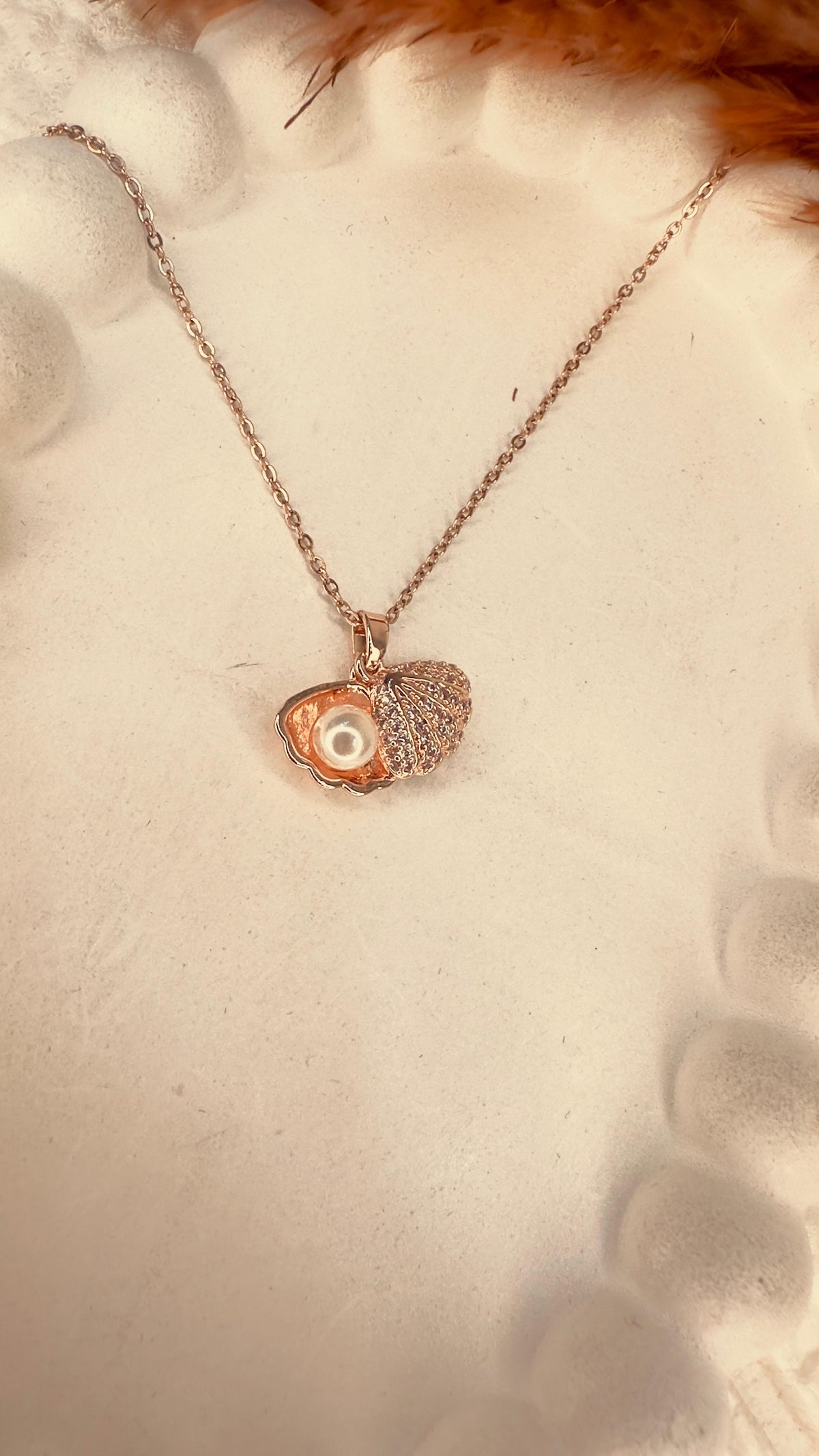 Pearl Shell Treasure Necklace