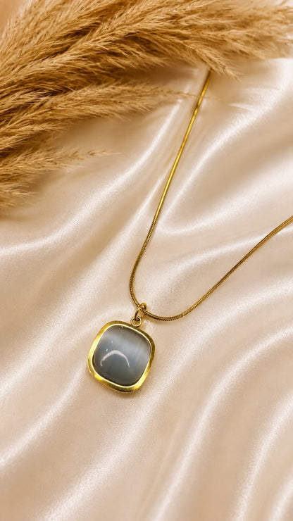 Moonstone Mist Pendant Necklace