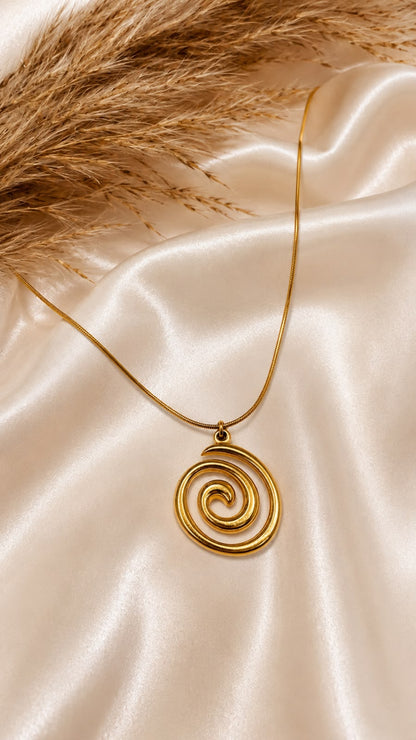Infinity Spiral Pendant