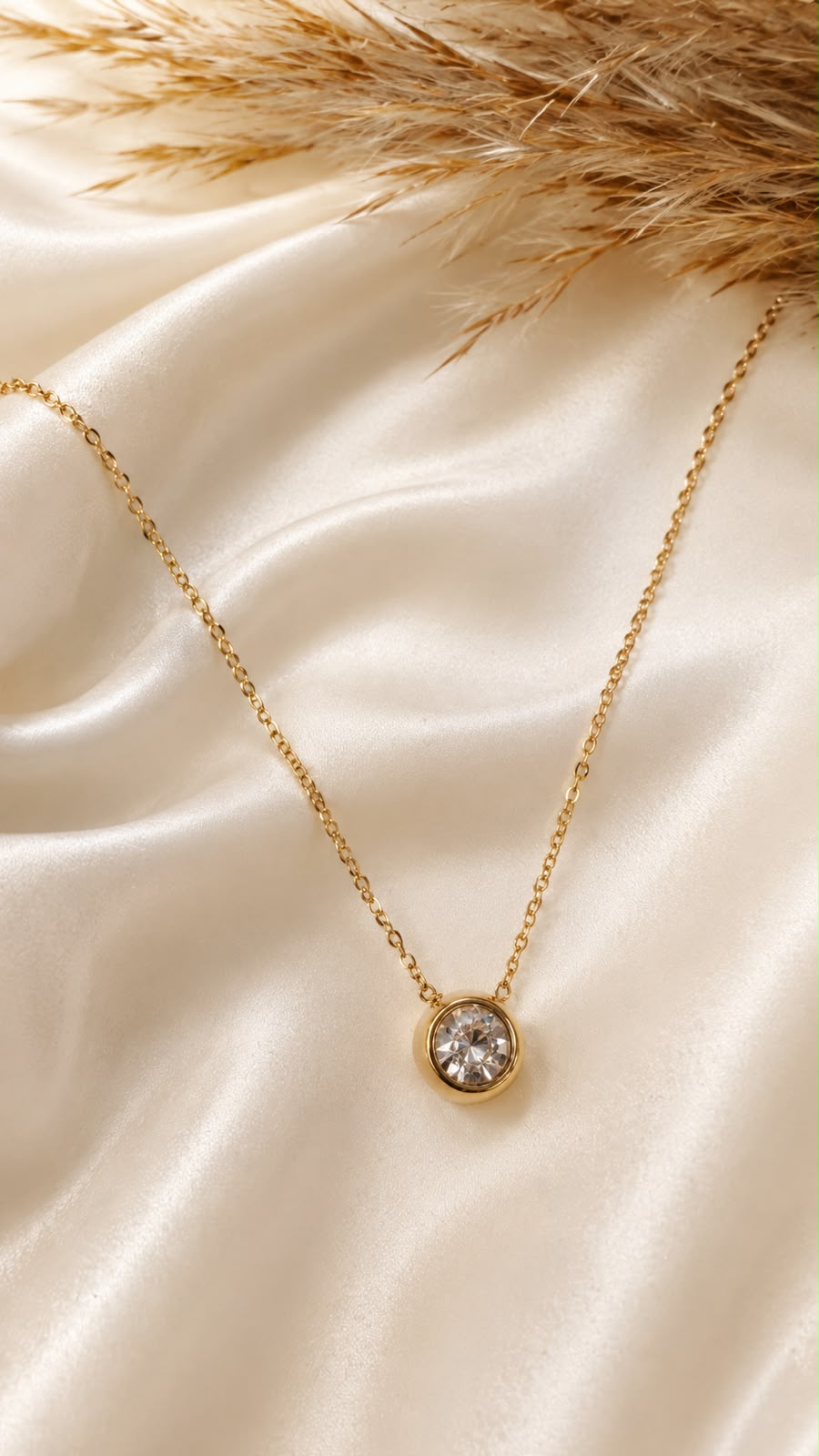 Celeste Solitaire Pendant