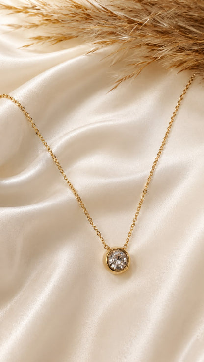 Celeste Solitaire Pendant