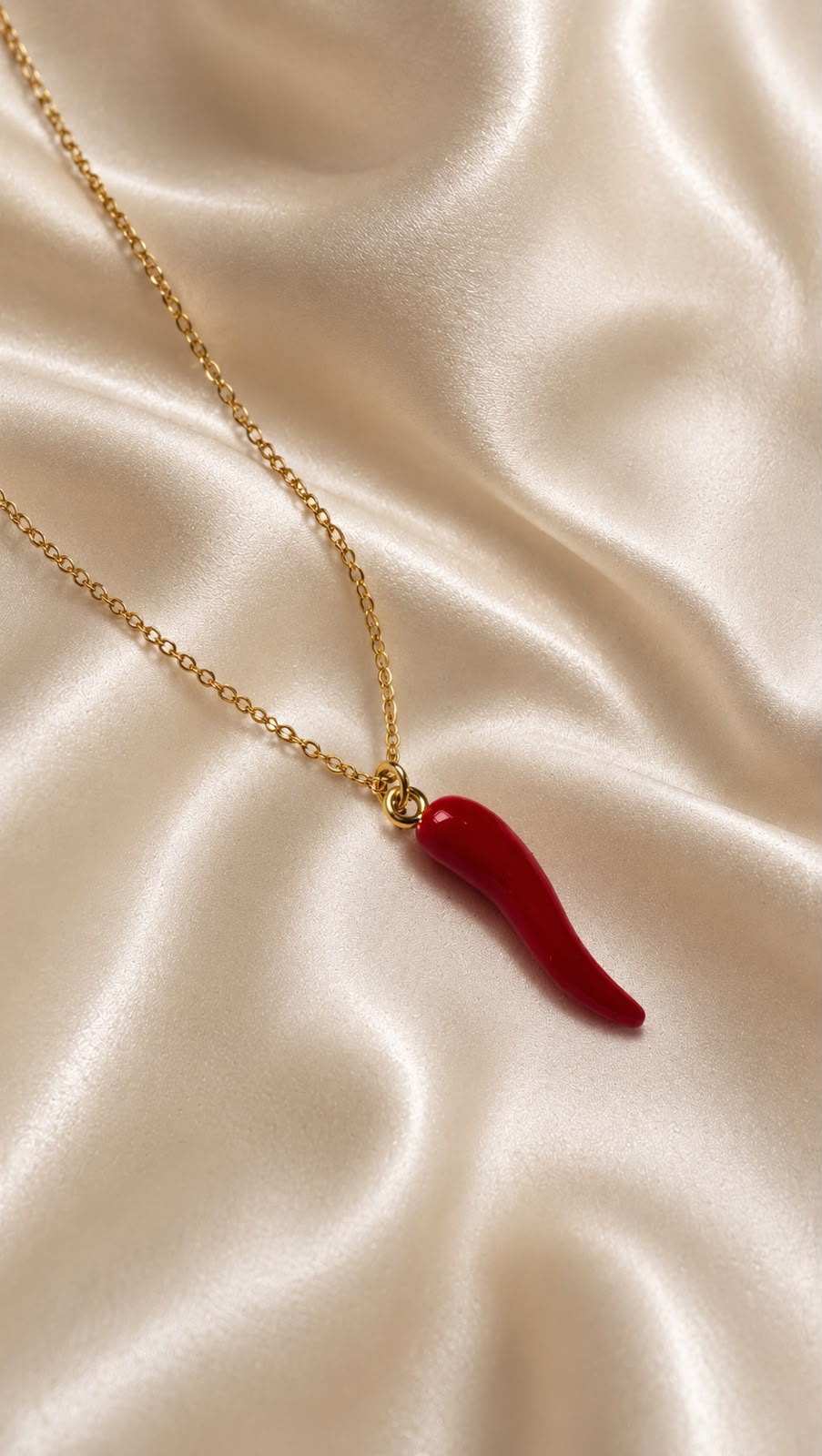 Red Chili Charm Necklace