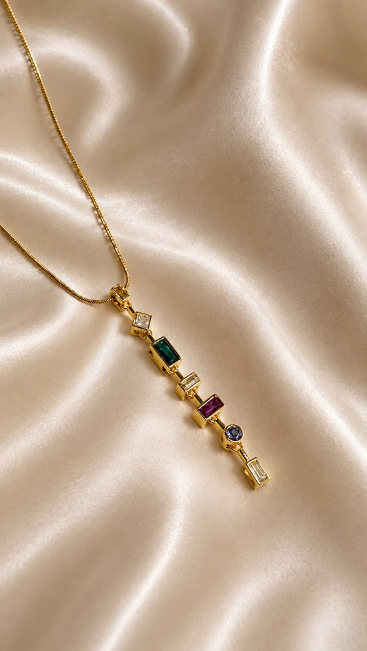 Aurora Prism Pendant Necklace
