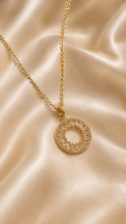 Celestial Halo Circle Pendant