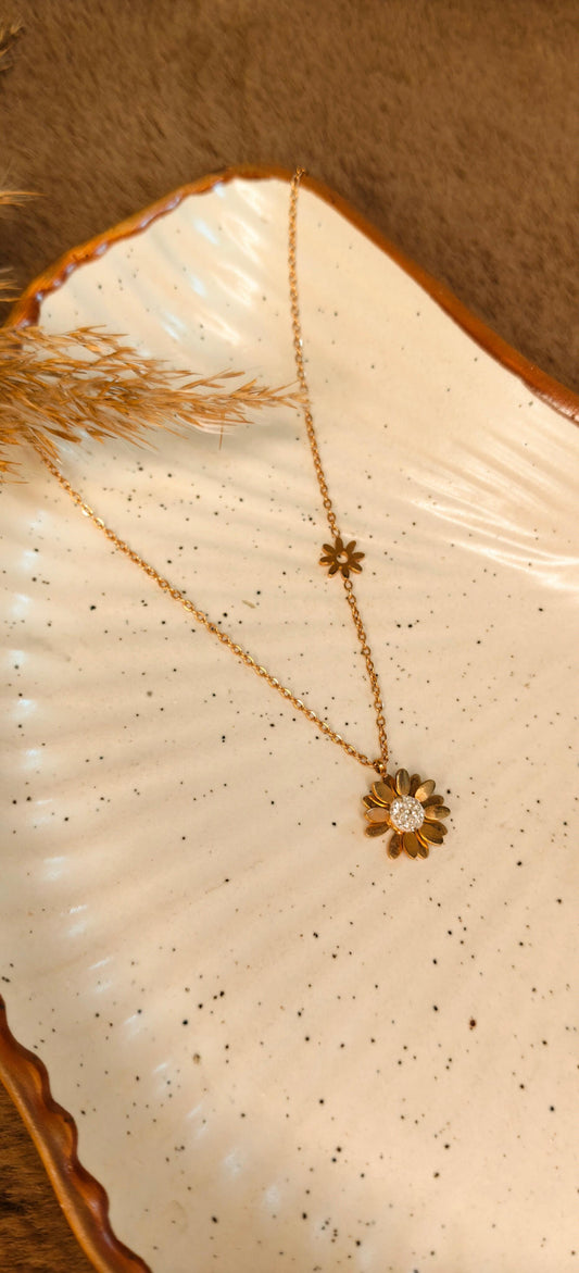Flora Soleil Layered Necklace