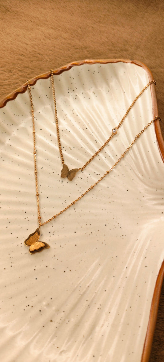 Fluttering Grace Butterfly Necklace
