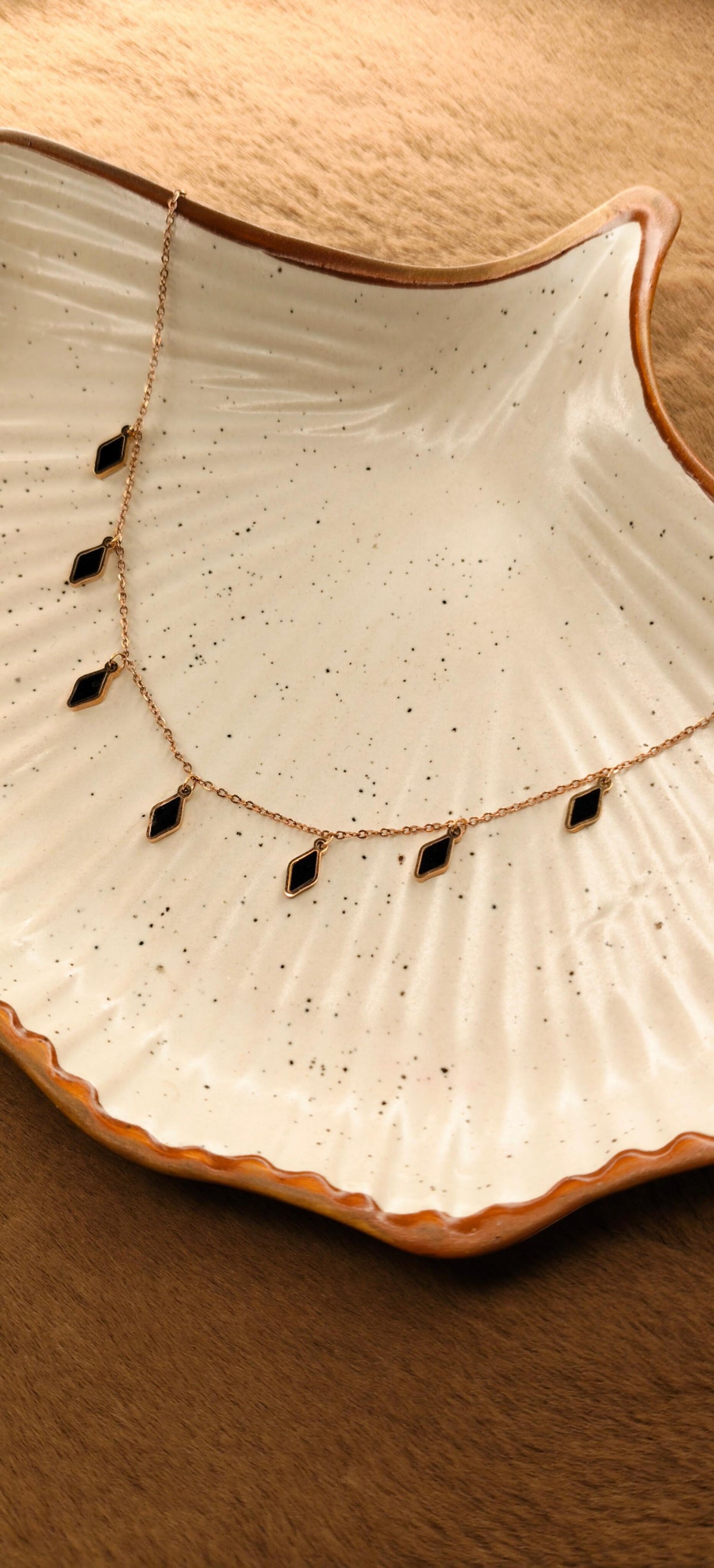 Onyx Cascade Necklace