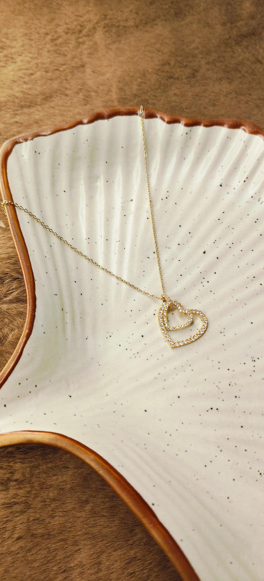 Eternal Heart Duo Necklace
