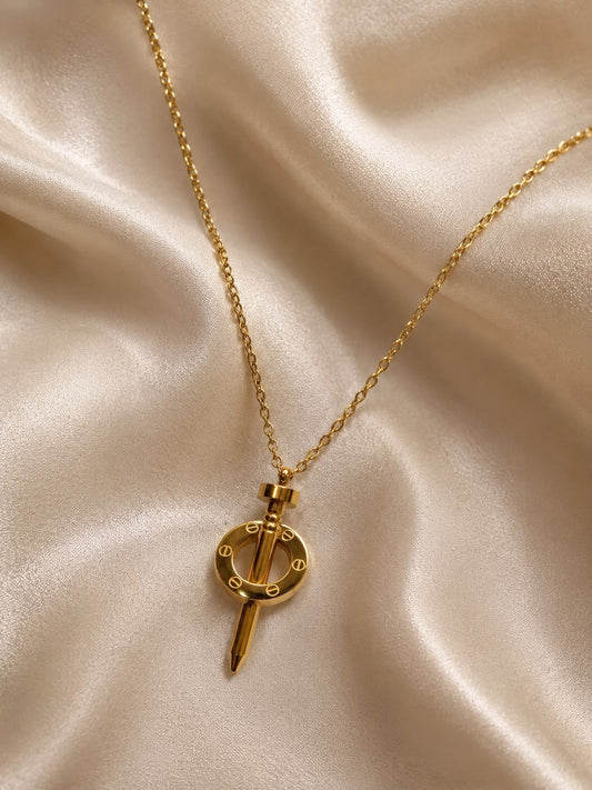 Luxe Key Charm Necklace