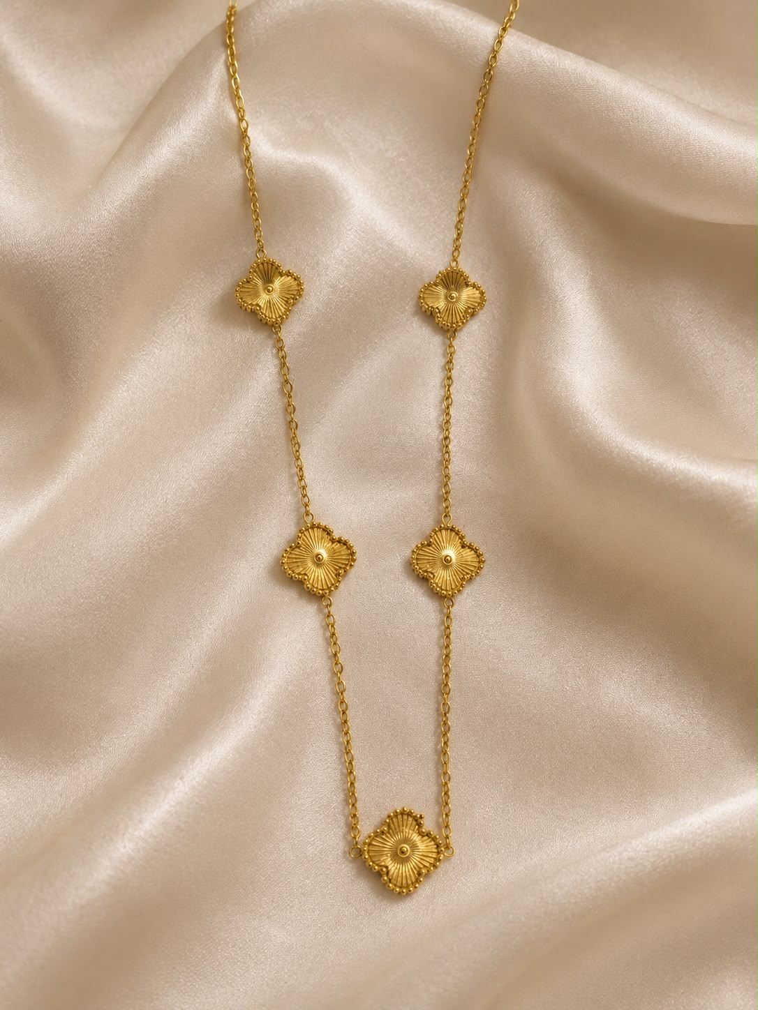 Vintage Bloom Long Necklace
