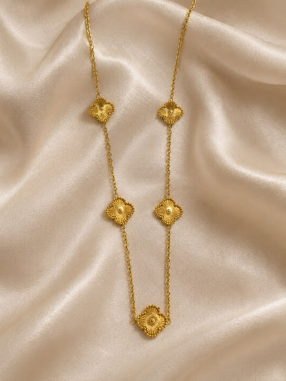 Vintage Bloom Long Necklace