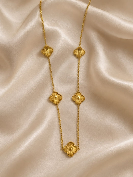 Vintage Bloom Long Necklace