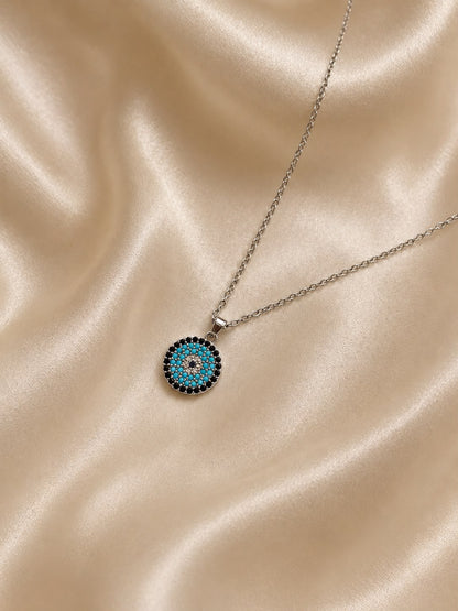 Evil Eye Medallion Necklace