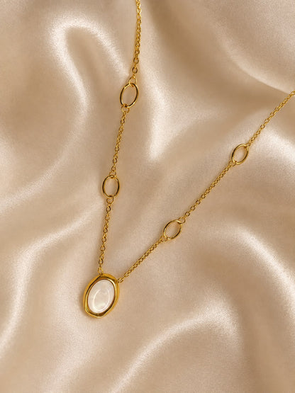Pearl Link Luxe Necklace