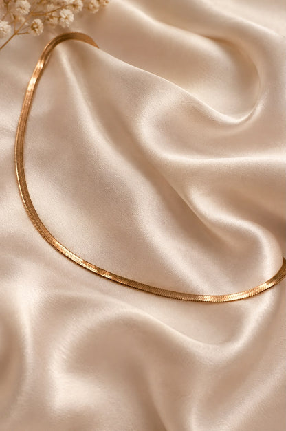 Rose Gold Snake Chain Necklace
