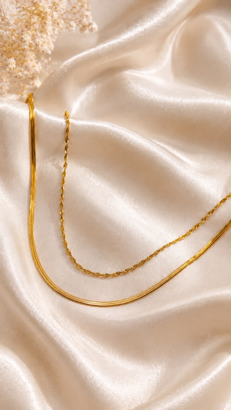 Golden Duo Layered Chain Necklace
