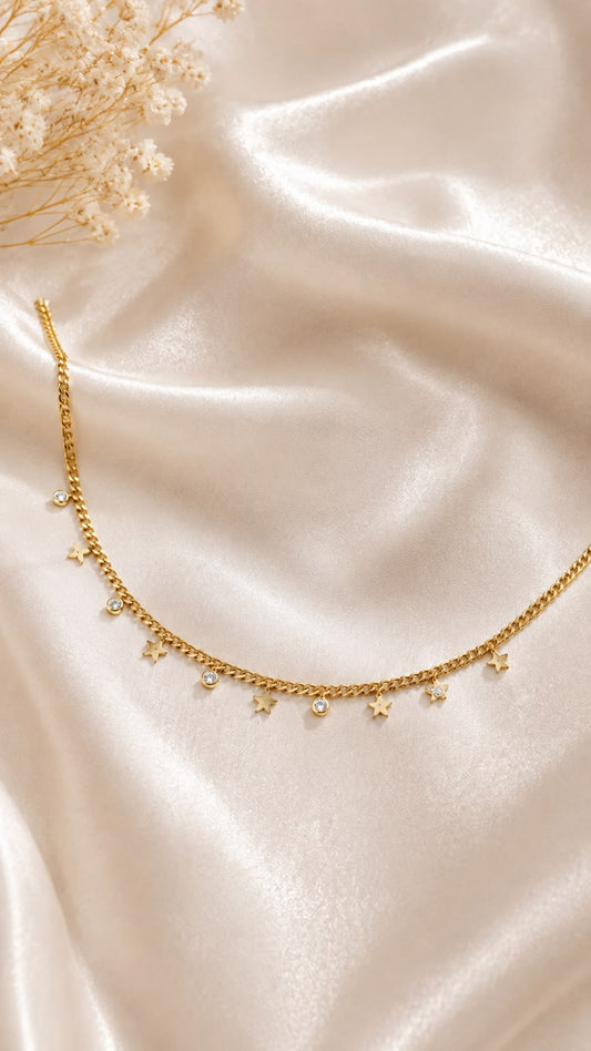 Celestial Star Charm Necklace