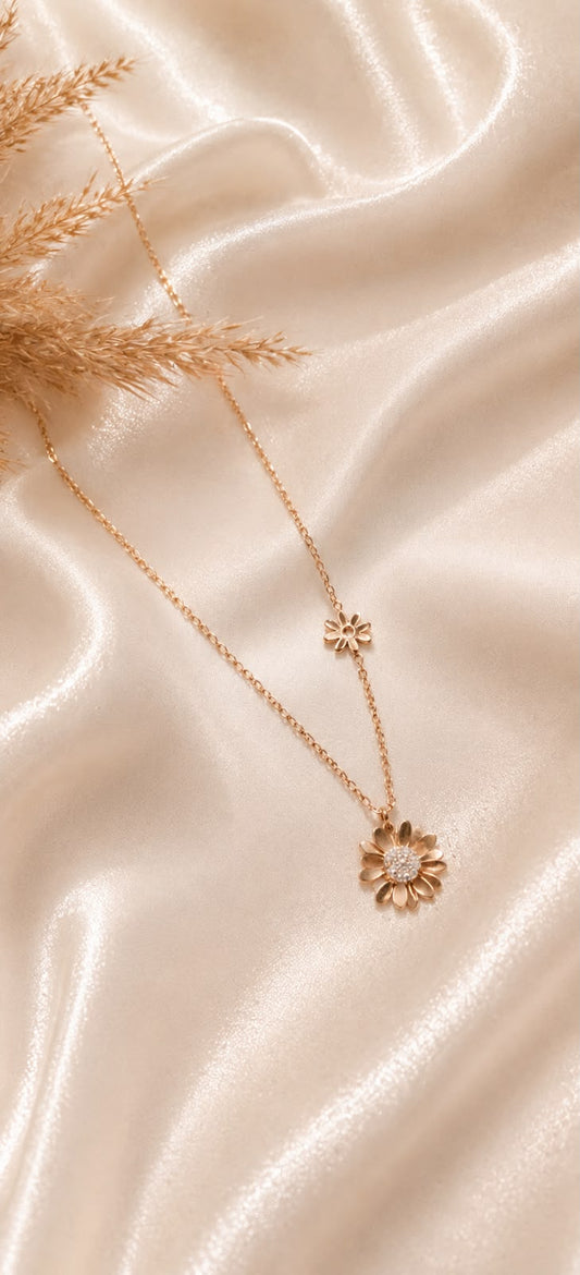 Flora Soleil Layered Necklace