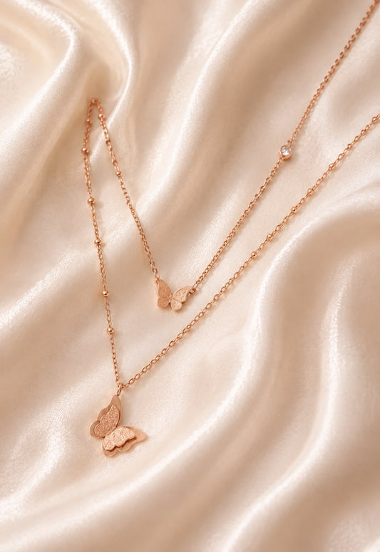Fluttering Grace Butterfly Necklace