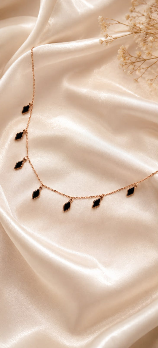Onyx Cascade Necklace
