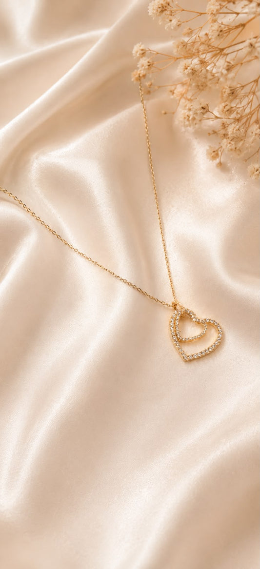 Eternal Heart Duo Necklace