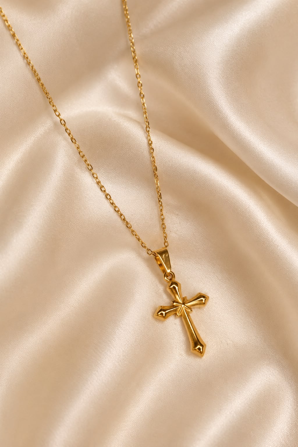 Divine Cross Pendant Necklace