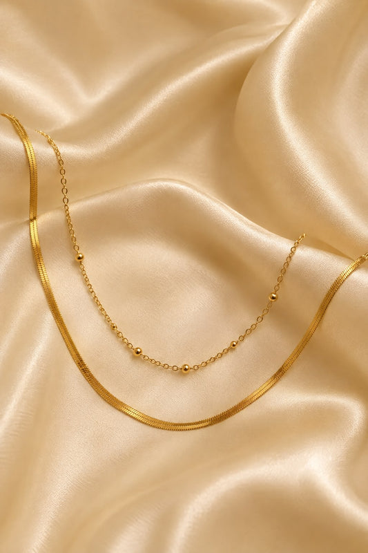 Golden Harmony Layered Necklace