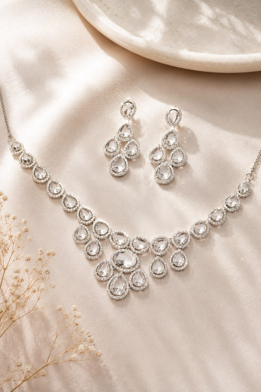 Teardrop Royale Necklace Set