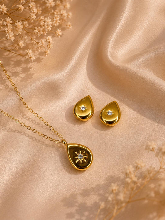 Celeste Star Teardrop Set