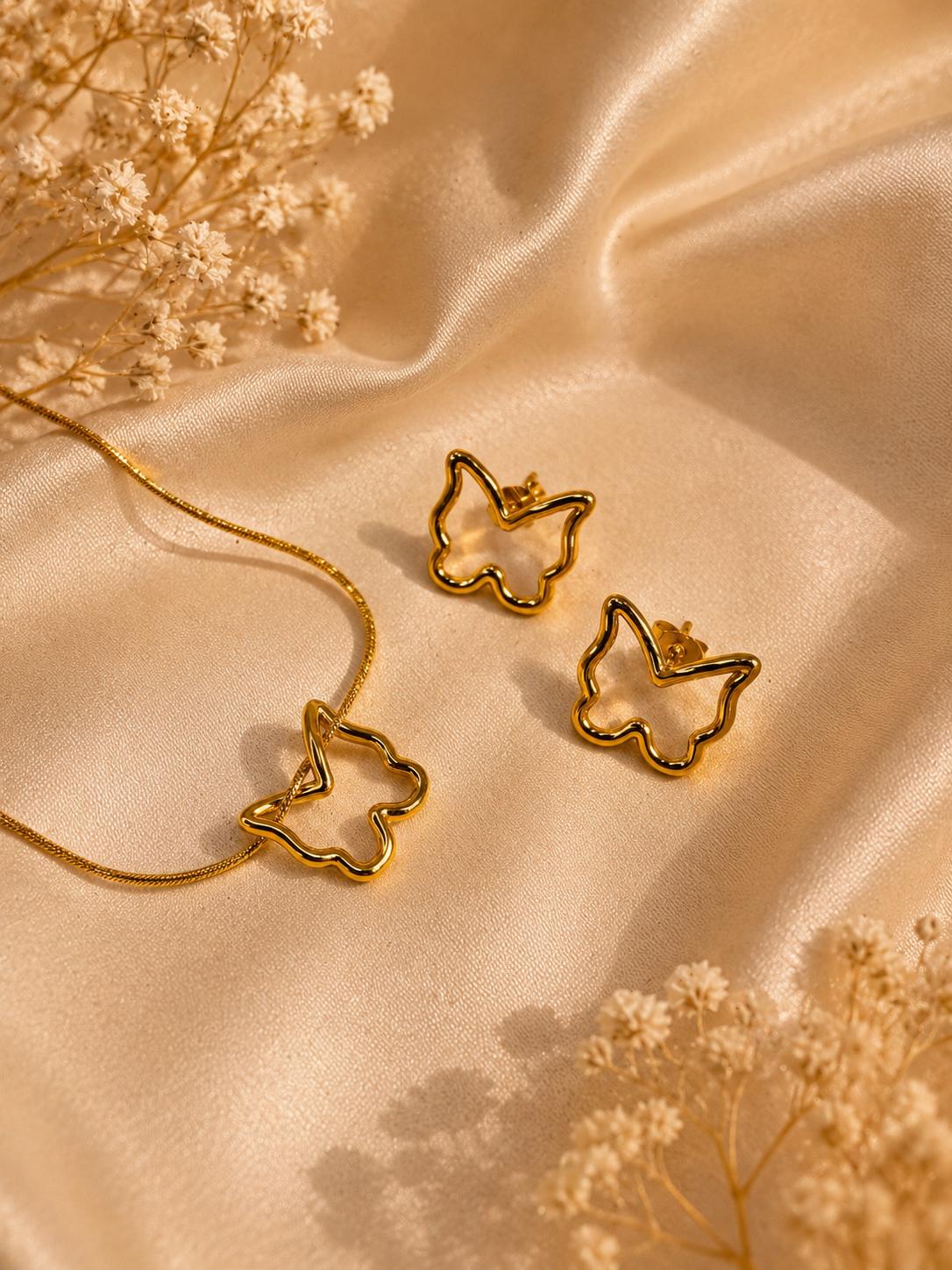 Golden Butterfly Grace Set