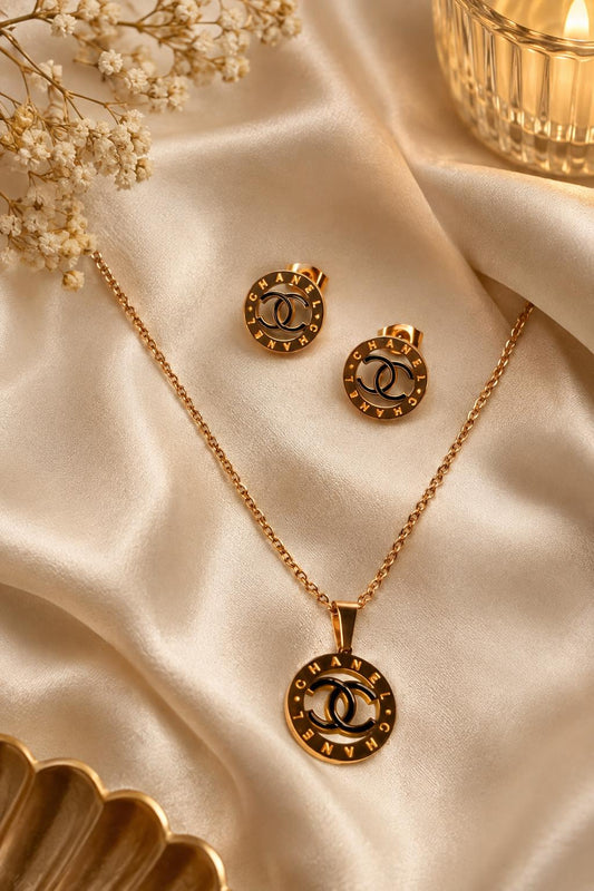 Rosegold Interlock Luxe Set