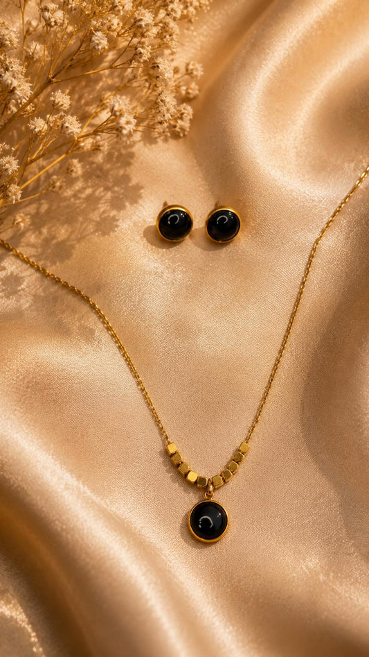 Noir Bead Elegance Set