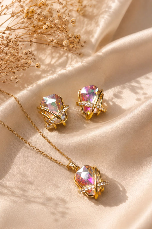 Aurora Prism Radiance Necklace Set