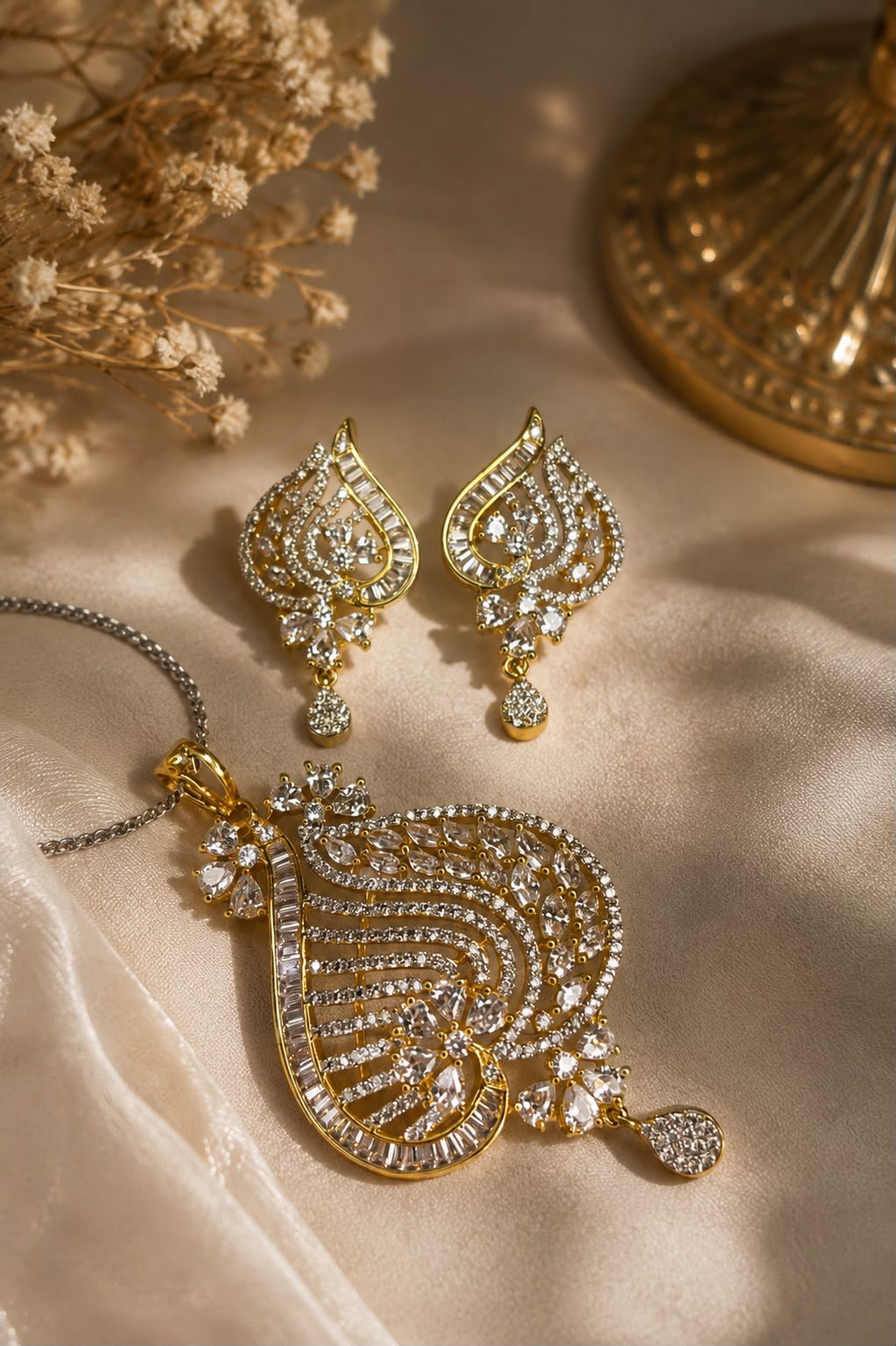 Celestial Luxe Cascade Pendant Set