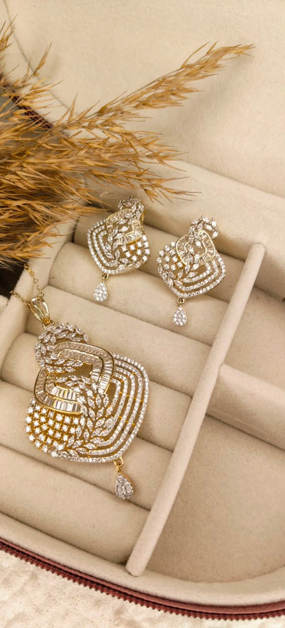 Italian Luxe Cascade Pendant Set