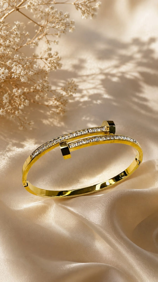 Celeste Luxe Cuff Bangle Bracelet