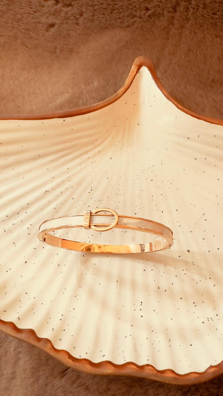 Serene Pearl Bangle Bracelet