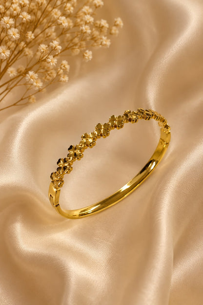 Aurelia Floral Bangle Bracelet
