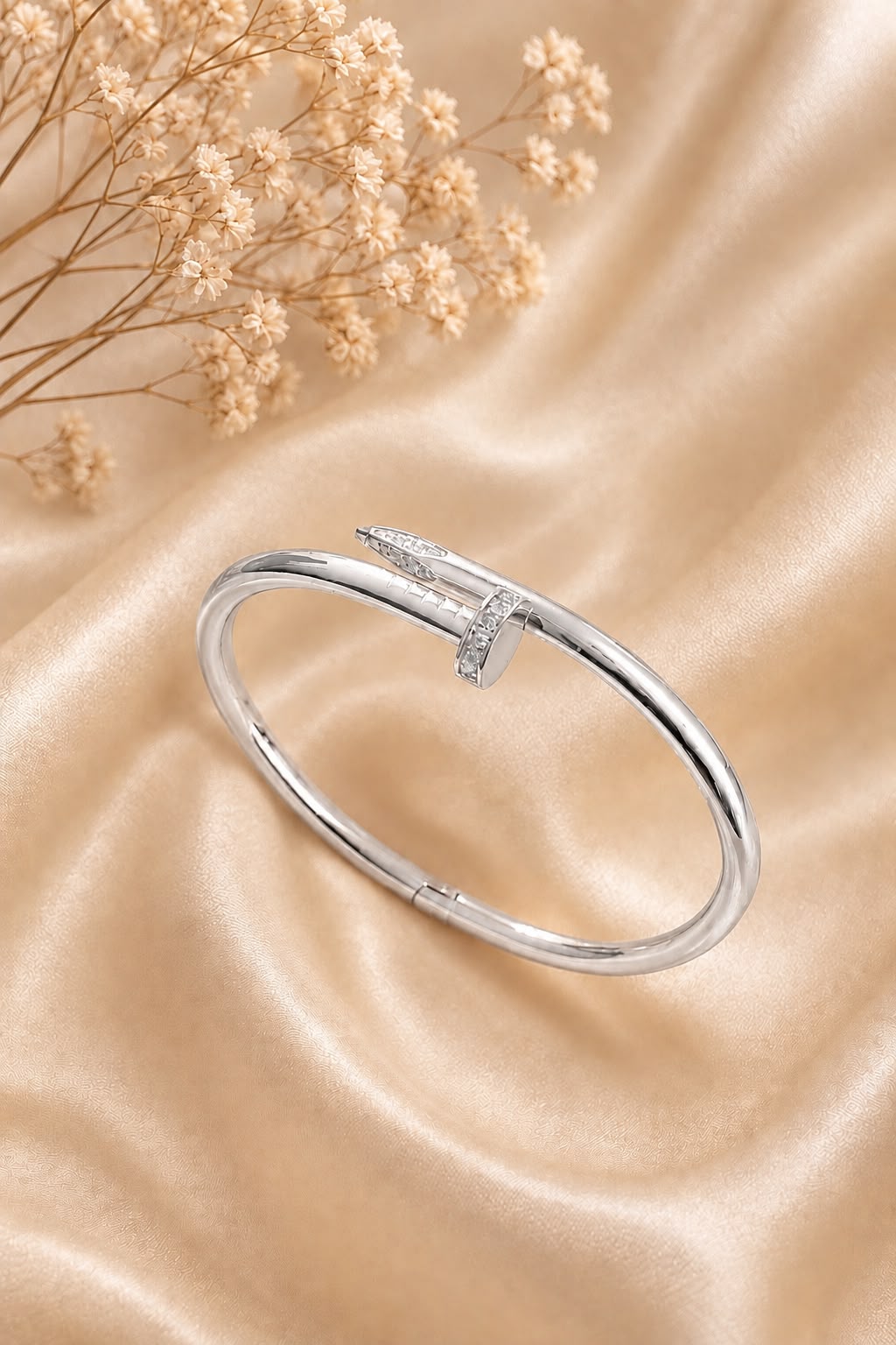 Serpent Luxe Nail Cuff Bangle Bracelet