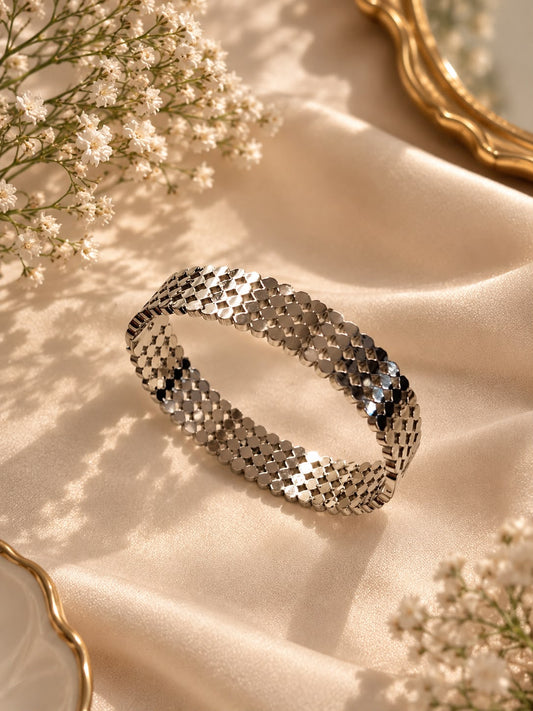 Woven Luxe Bangle Bracelet