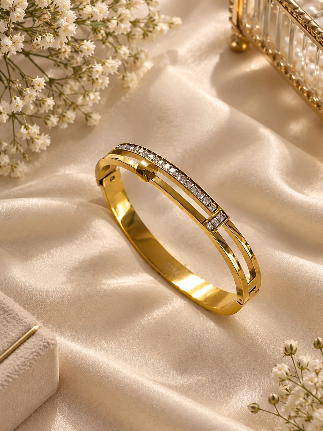Aurelia Crystal Luxe Bangle Bracelet