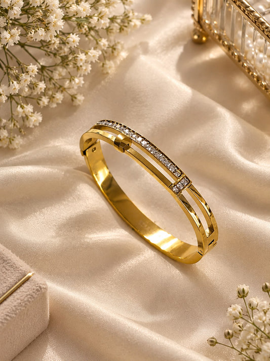 Aurelia Crystal Luxe Bangle Bracelet
