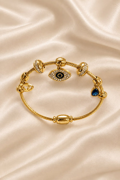 Nazar Luxe Charm Bracelet