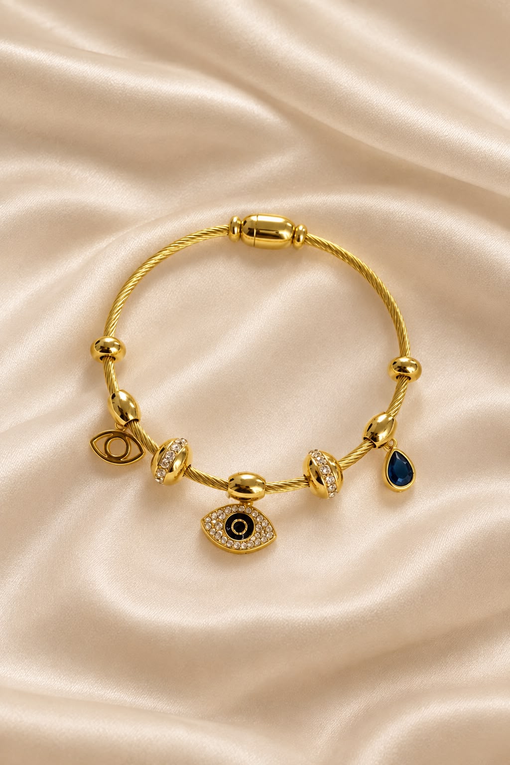 Nazar Luxe Charm Bracelet