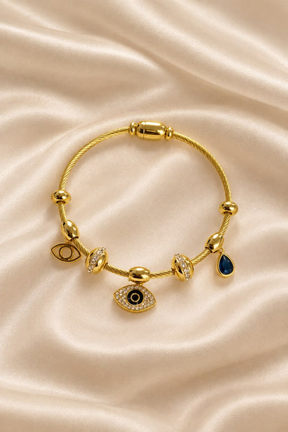 Nazar Luxe Charm Bracelet